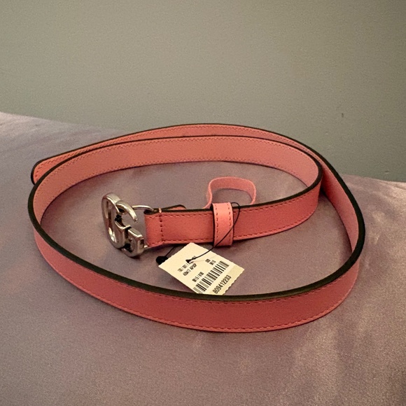 Gucci GG Marmont Belt – Light Pink – Size 80 – 3cm Width – NWT